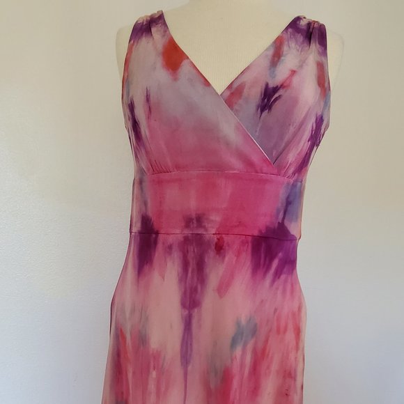 NEW Pink Purple blue red Short Dress bridesmaid party summer beach boho wedding